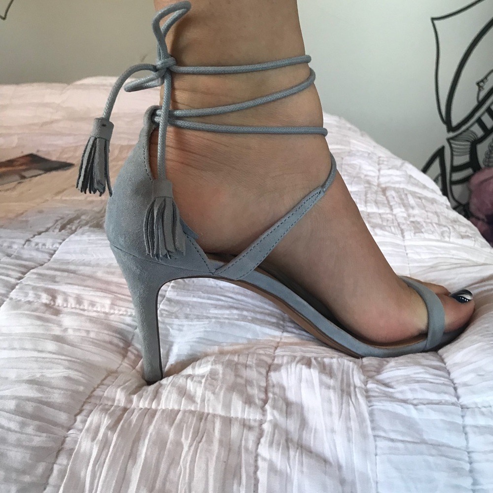 Banana Republic Silvery Blue Heals